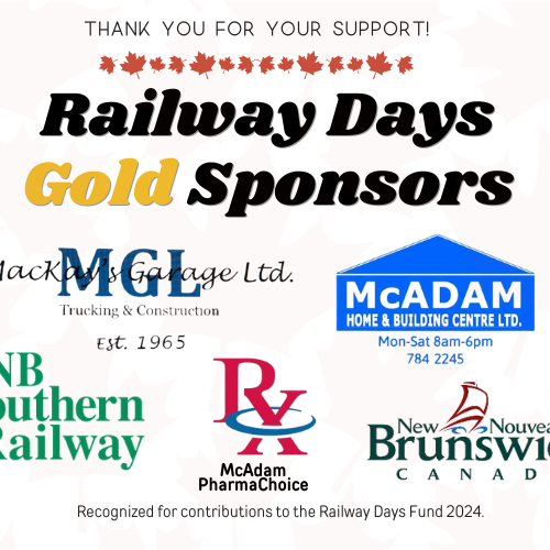 A huge thank you to our incredible Gold Sponsors, whose generous contributions of over $500 have made Railway Days Fun 2024 possible!