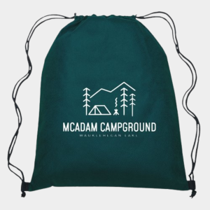 McAdam Campground - On Wauklehegan Lake Drawstring Bag